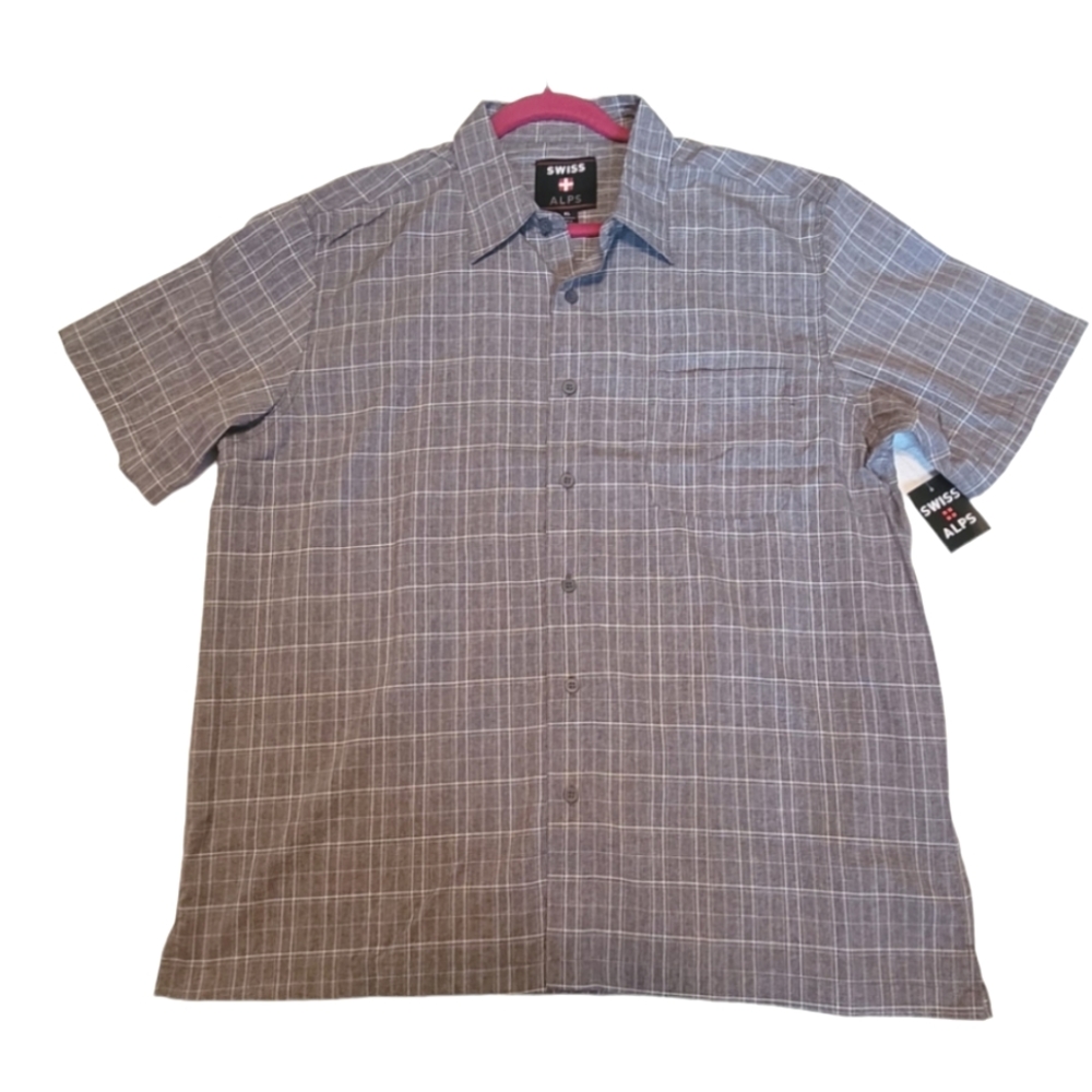 Swiss Alps Button Down